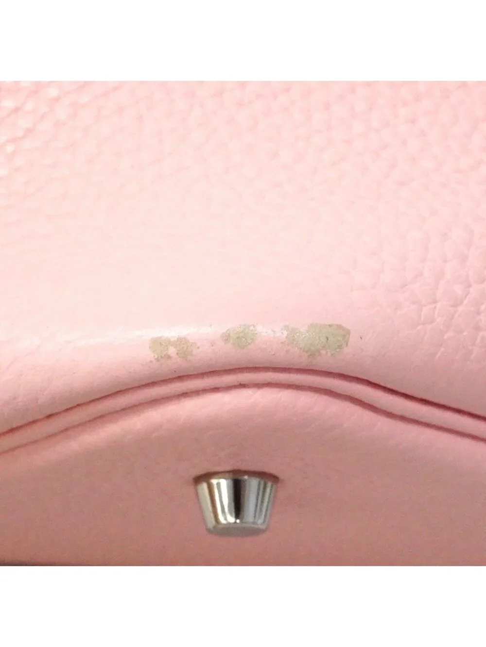 Hermes Handbag Picotin Lock MM Taurillon Clemence Rose Sakura Silver